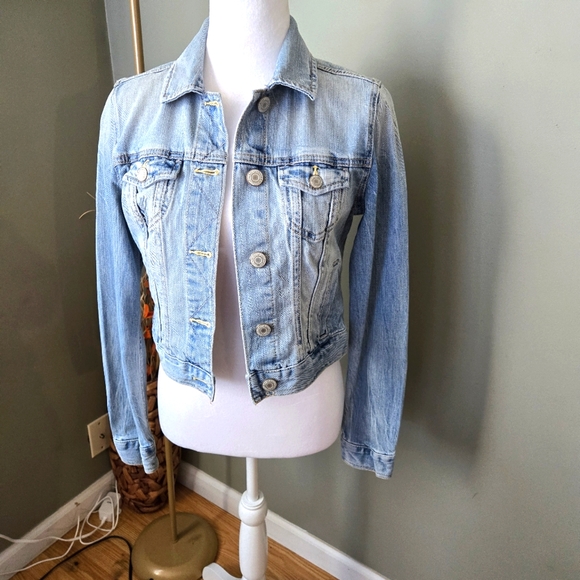 American Eagle Denim Jacket sz S - Picture 1 of 4